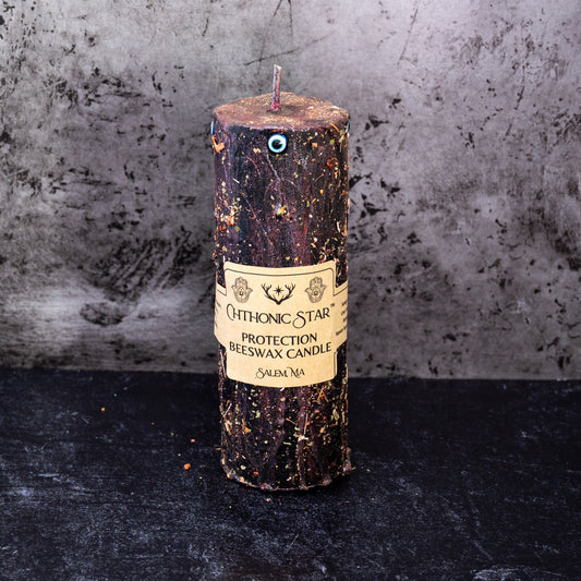 Protection Beeswax Candle image 0