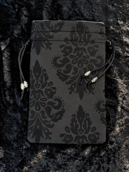 Classic Damask Drawstring Bag
