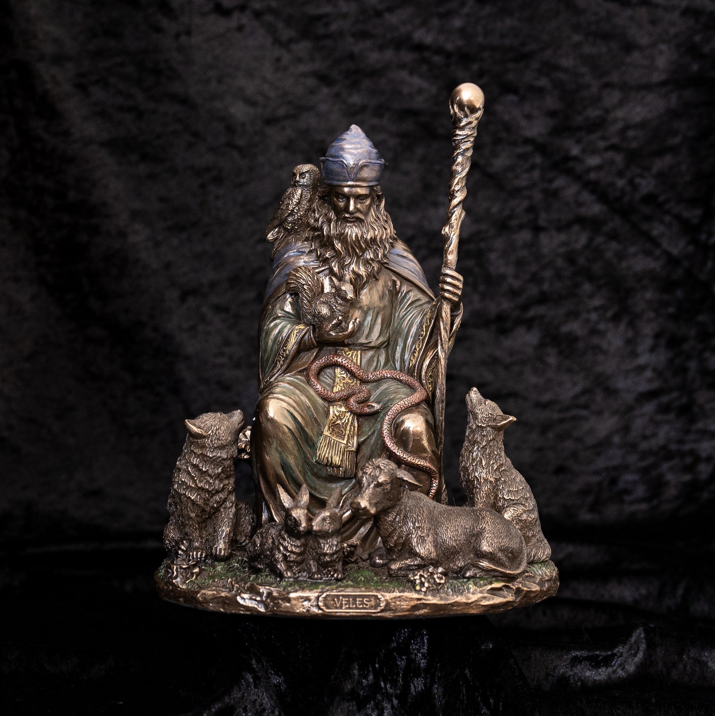 Veles Slavic God of the Underworld Statue