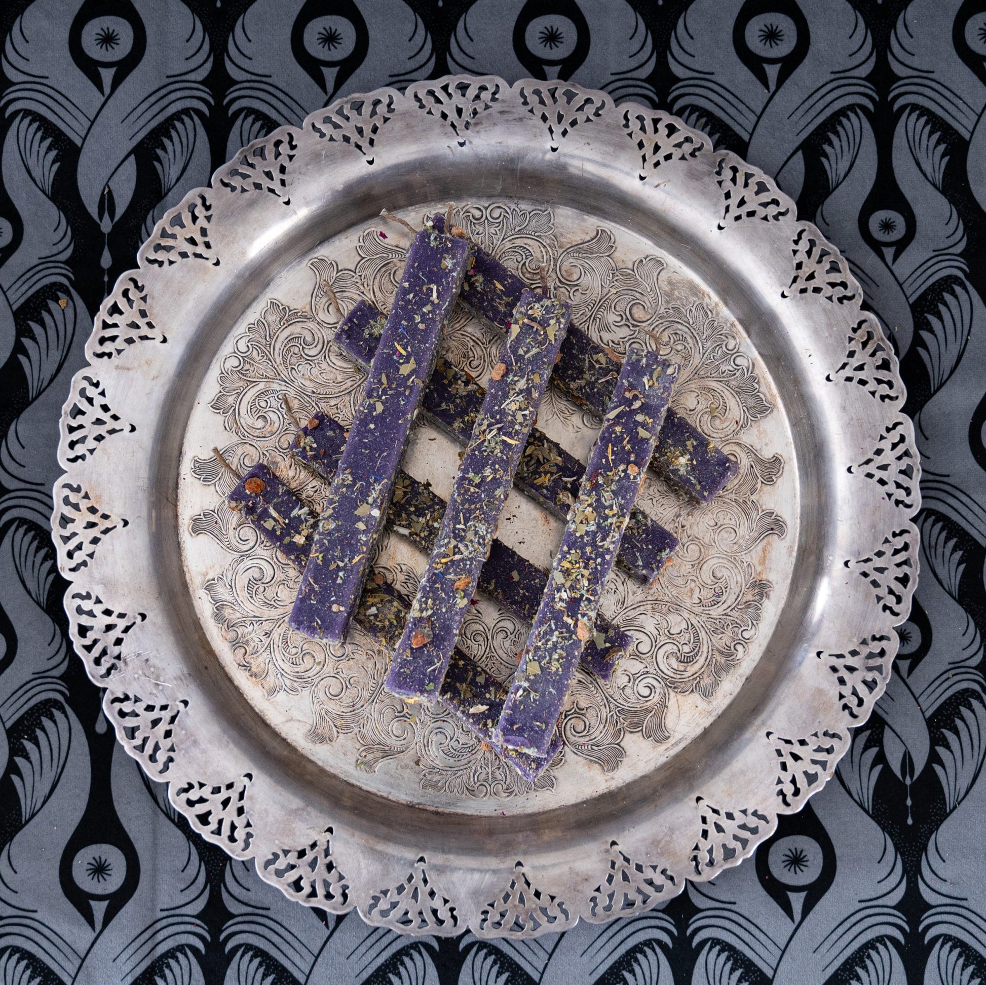 Dressed Beeswax Spell Candles - Divination image
