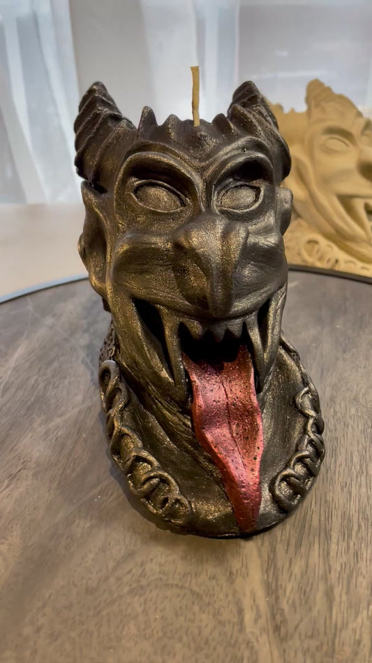 Krampus Candle